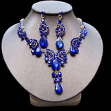 Bridal Necklace Earrings Zircon Wedding Accessories Suit