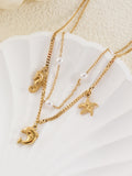 Niche Temperament Round Beads XINGX Shell Anklet