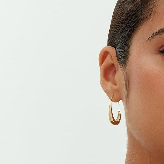 French Simplicity Water Drop Earrings - Stainless Steel
