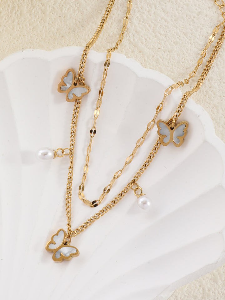 Niche Temperament Round Beads XINGX Shell Anklet