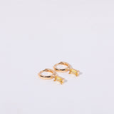 Retro Birthstone Earrings - Stainless Steel