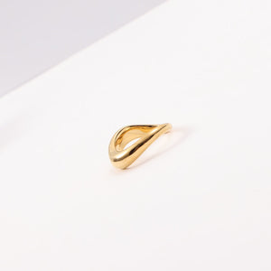 Curved Ring - Stainless steel