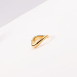 Curved Ring - Stainless steel