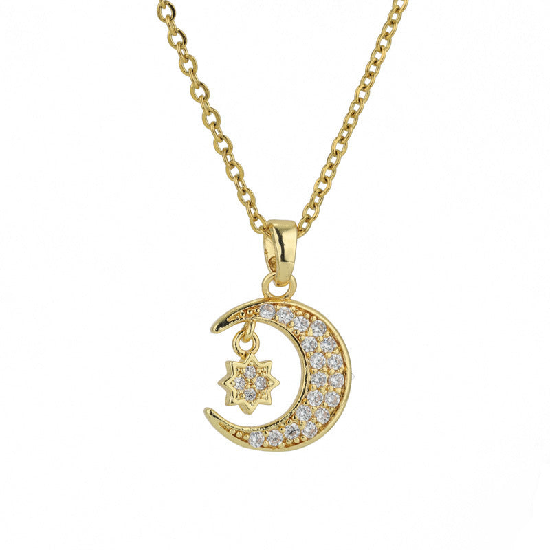 Star And Moon Lucky Necklace