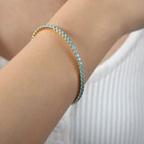 Colorful Tennis Stretch Bracelet