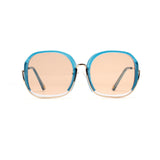 Fashionable Large Half Frame Sunglasses