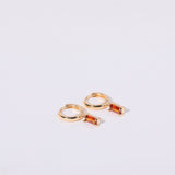 Retro Birthstone Earrings - Stainless Steel