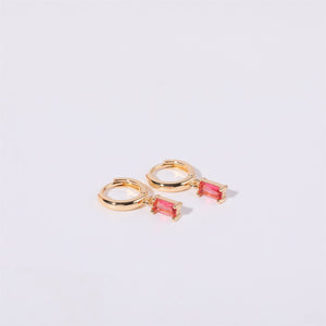 Retro Birthstone Earrings - Stainless Steel