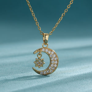 Star And Moon Lucky Necklace