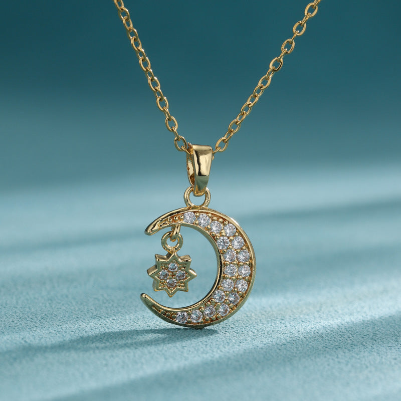Star And Moon Lucky Necklace
