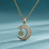 Star And Moon Lucky Necklace