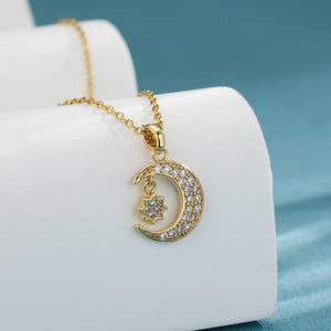 Star And Moon Lucky Necklace