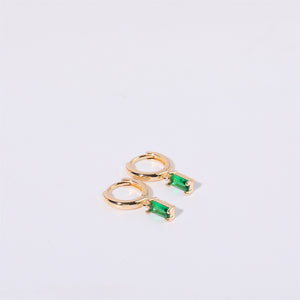 Retro Birthstone Earrings - Stainless Steel