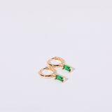 Retro Birthstone Earrings - Stainless Steel
