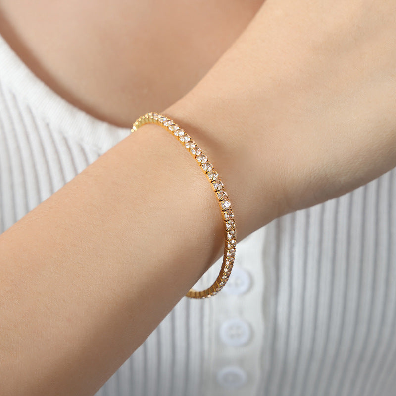 Colorful Tennis Stretch Bracelet