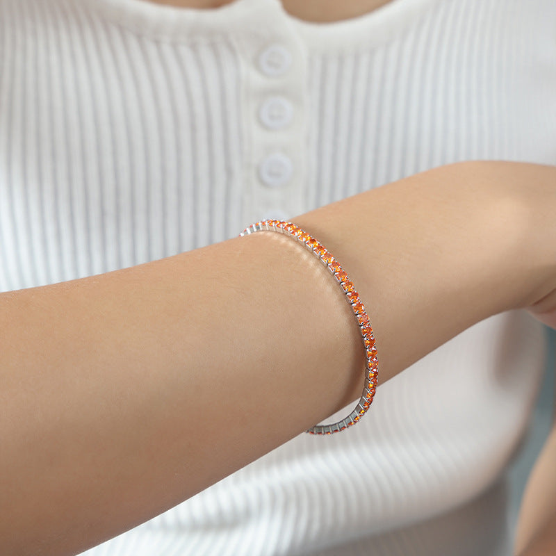 Colorful Tennis Stretch Bracelet
