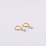 Retro Birthstone Earrings - Stainless Steel