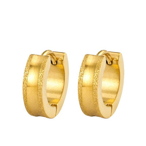 Round Stainless Steel Earrings