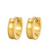 Round Stainless Steel Earrings