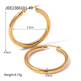 Classic Hoop earring - 18K Gold Stainless Steel