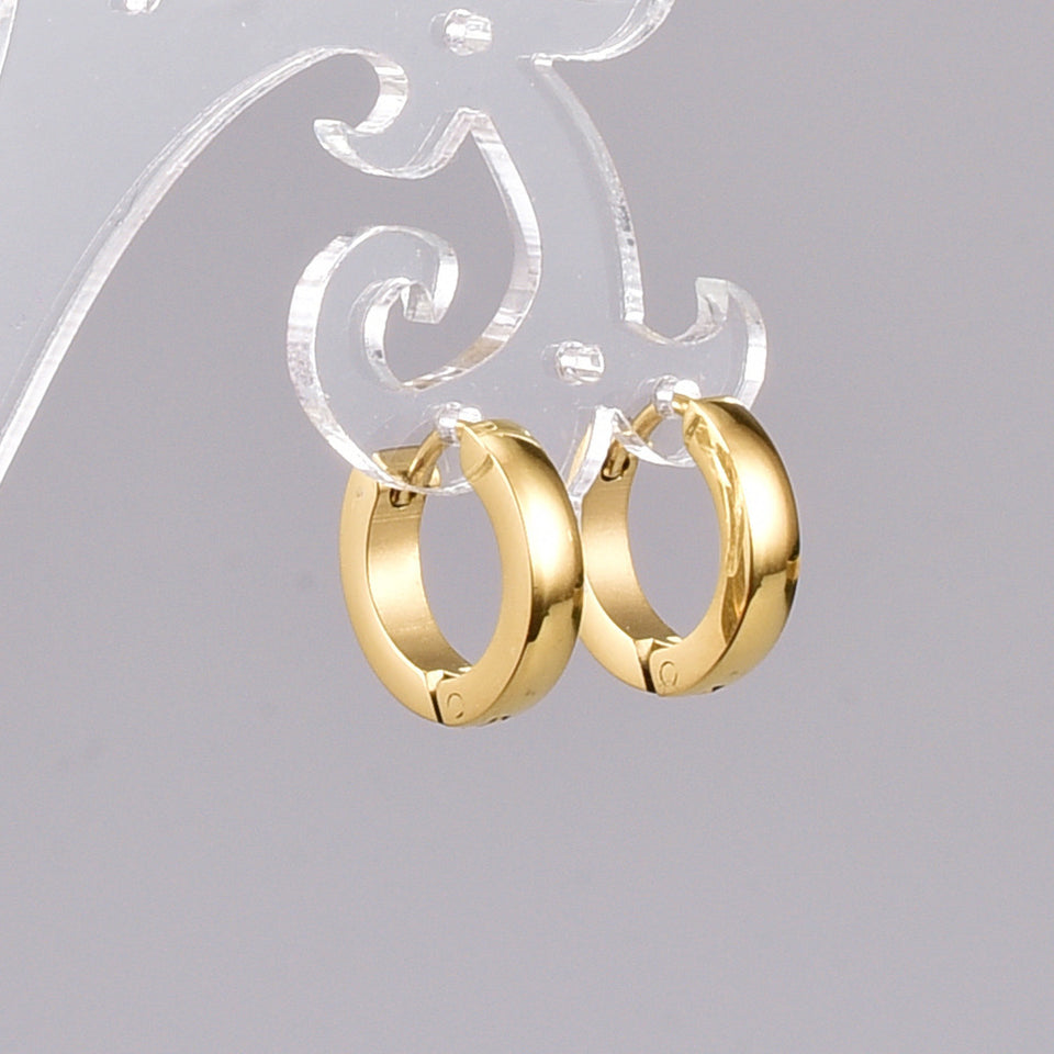 Gold earrings - Stainless steel