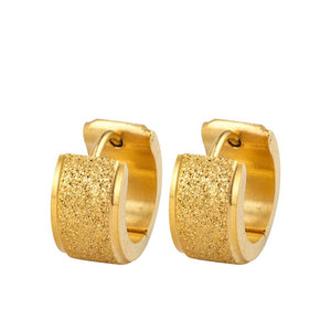 Round Stainless Steel Earrings