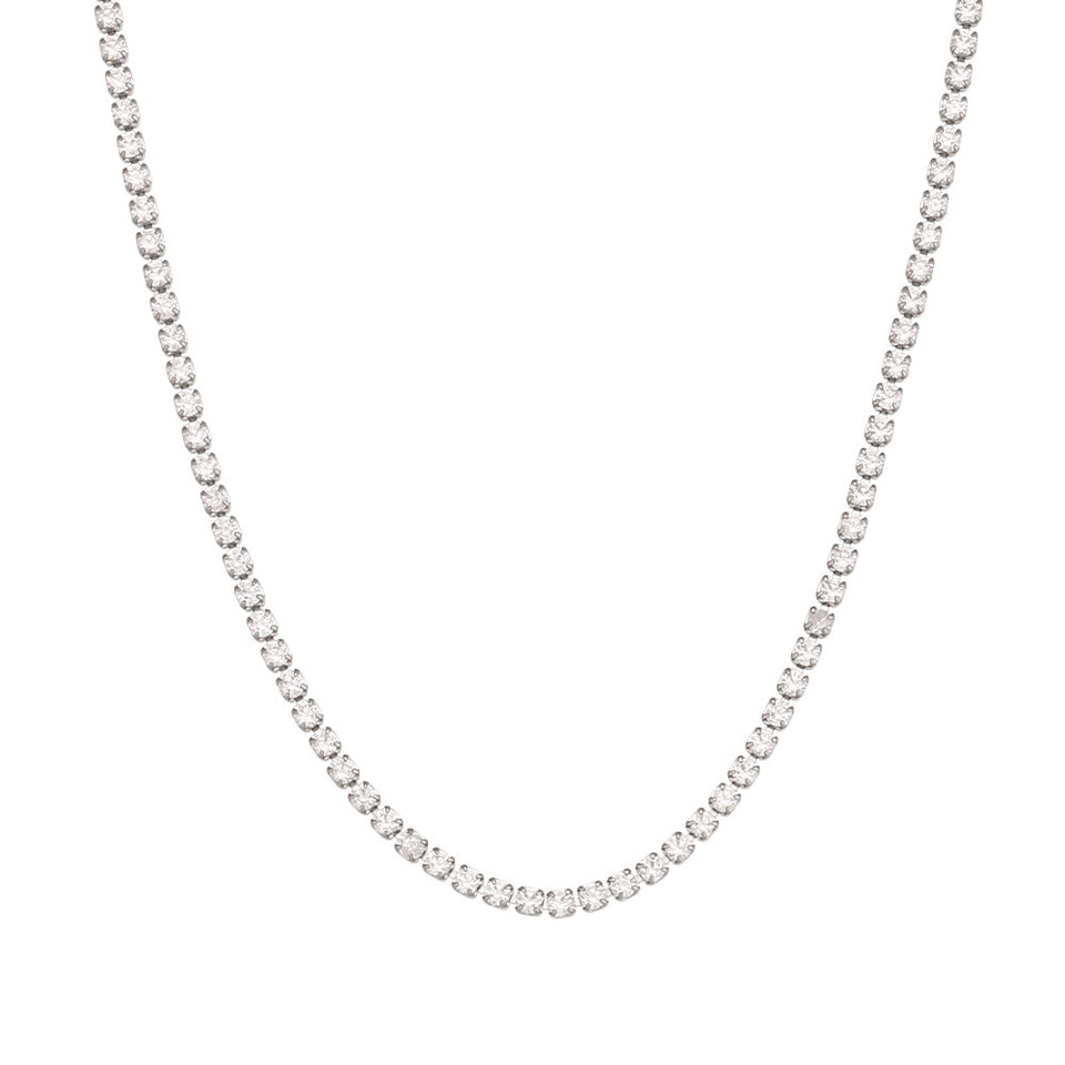 Tennis Chain Necklace and/or Bracelet - Stainless Steel