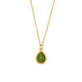 Dropper Opal Pendant Necklace