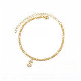 Ancient English Letter Anklet Letter Anklet Spot English Letter Pendant Jewelry