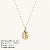 Flat Cocoon Necklace