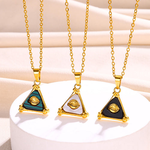 Triangle Pendant Necklace