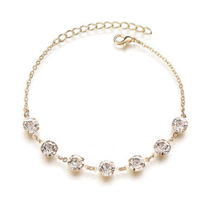 Jewelry Double Layer Fishbone Anklet Women's Beach