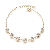 Jewelry Double Layer Fishbone Anklet Women's Beach