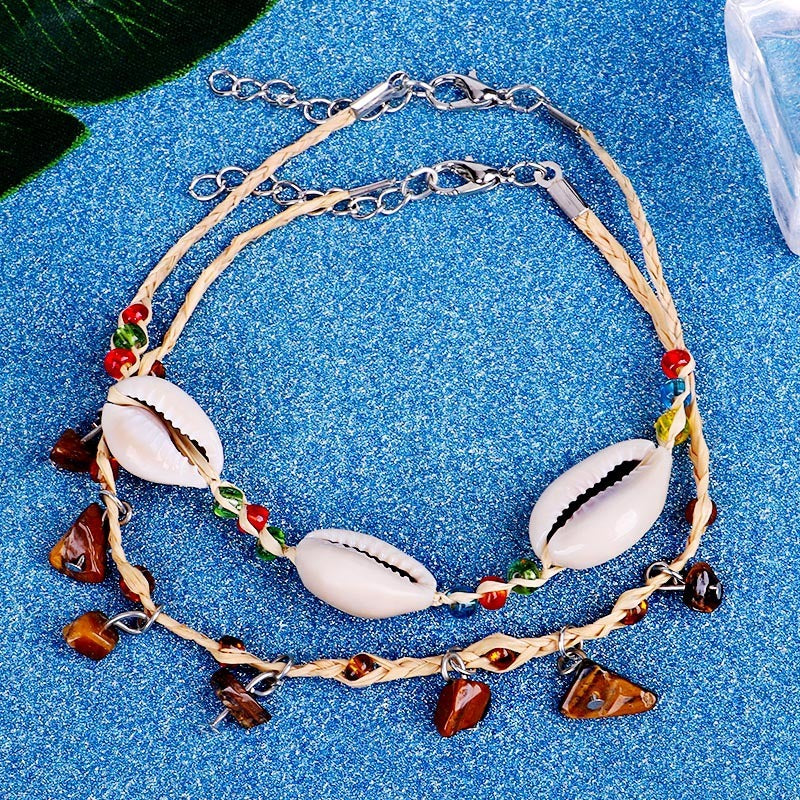 Bohemian Gravel Anklet Bell