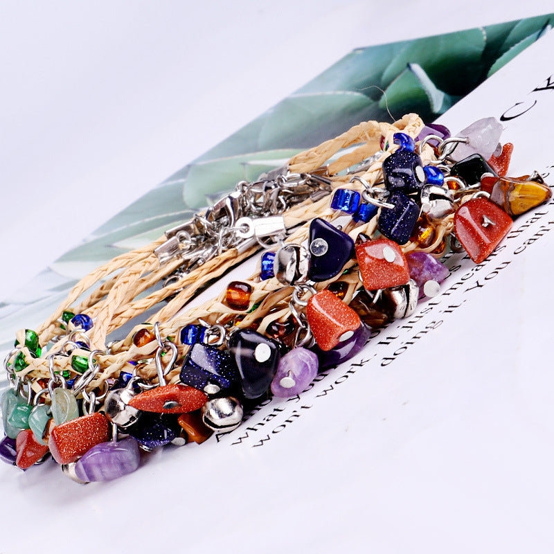 Bohemian Gravel Anklet Bell