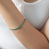 Colorful Tennis Stretch Bracelet